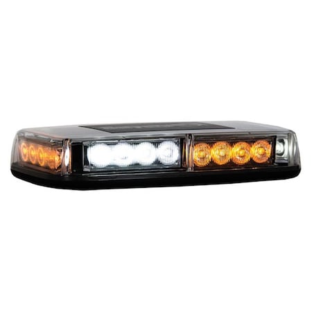 Backseat 24 LED Mini Light Bar, Amber & Clear - 12V DC BA3643334